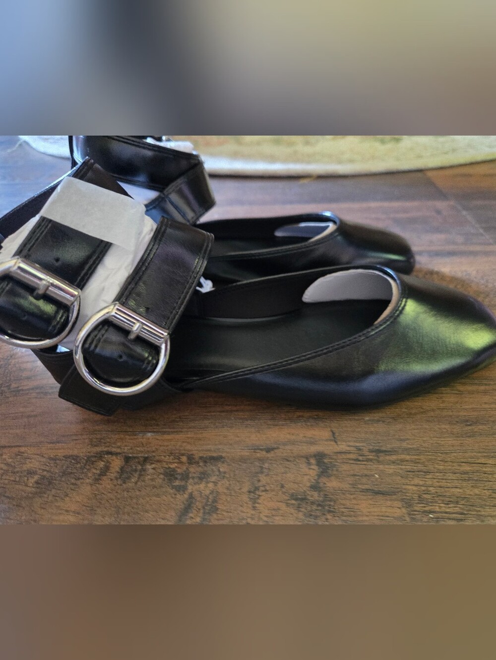 Nwt Black Mary Jane Flats
